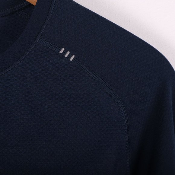 LULULEMON Navy Blue Long Sleeve Active Top - Picture 3 of 5
